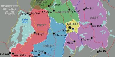 Map of kigali Rwanda