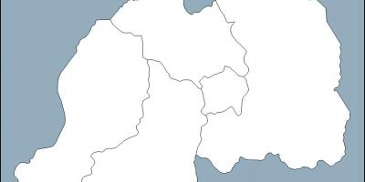 Rwanda map outline